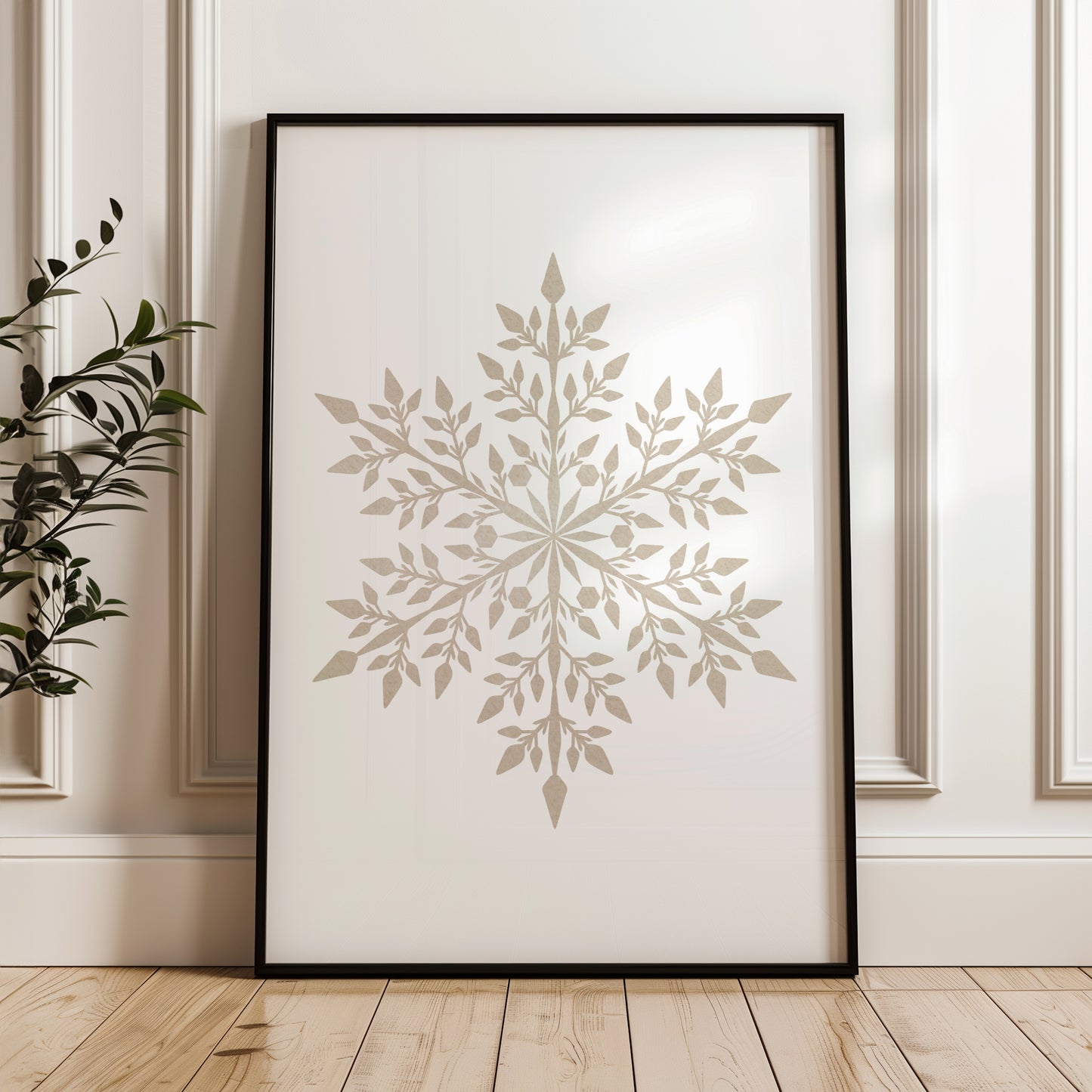 Elegant Snowflake | Printable Wall Art