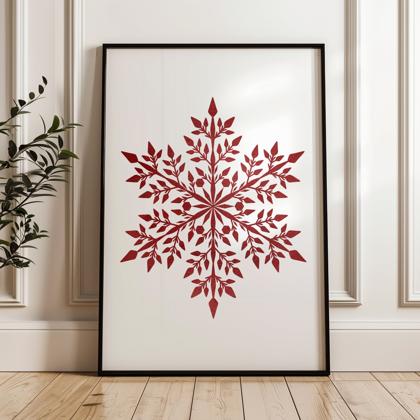 Elegant Snowflake | Printable Wall Art