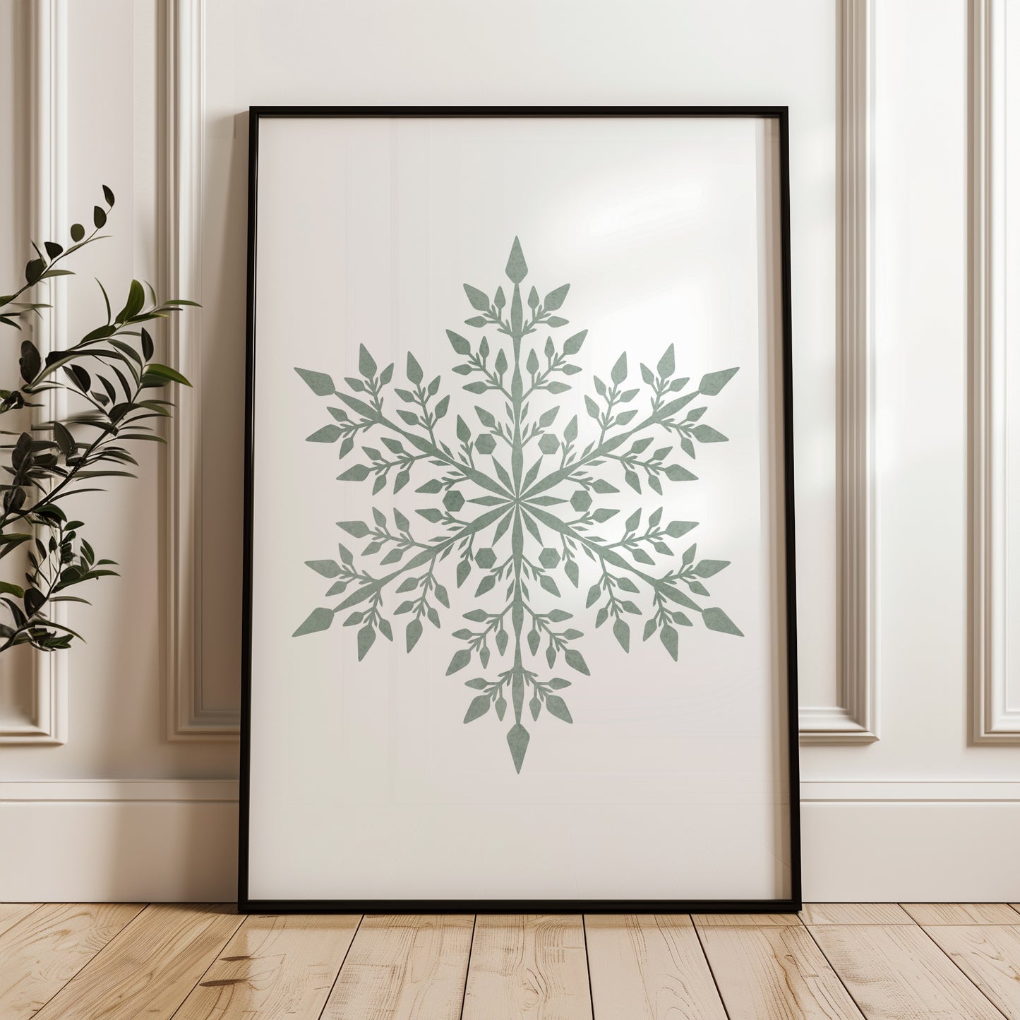 Elegant Snowflake | Printable Wall Art