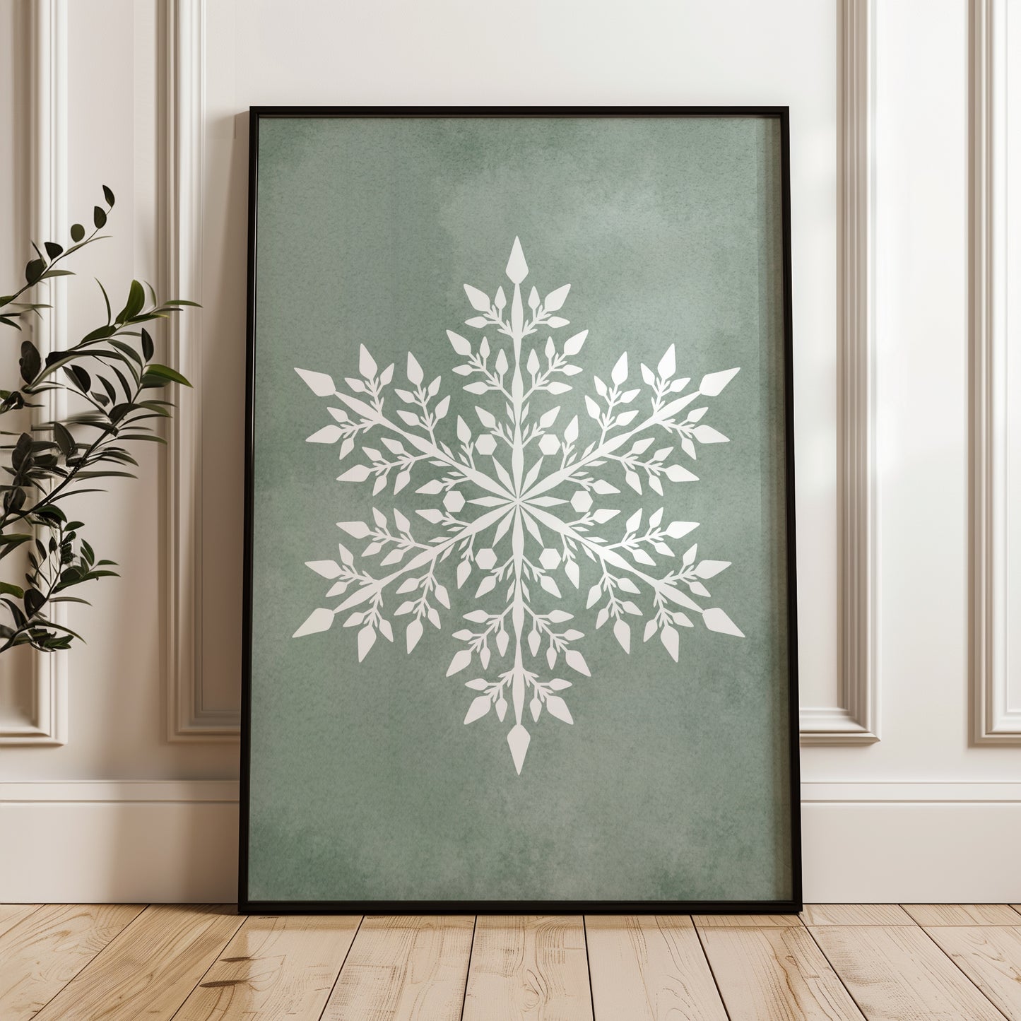 Harmonic Snowflake | Printable Wall Art