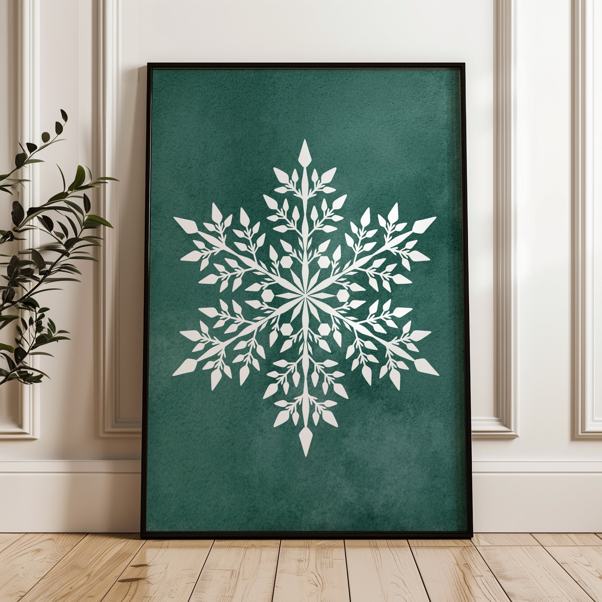 Harmonic Snowflake | Printable Wall Art