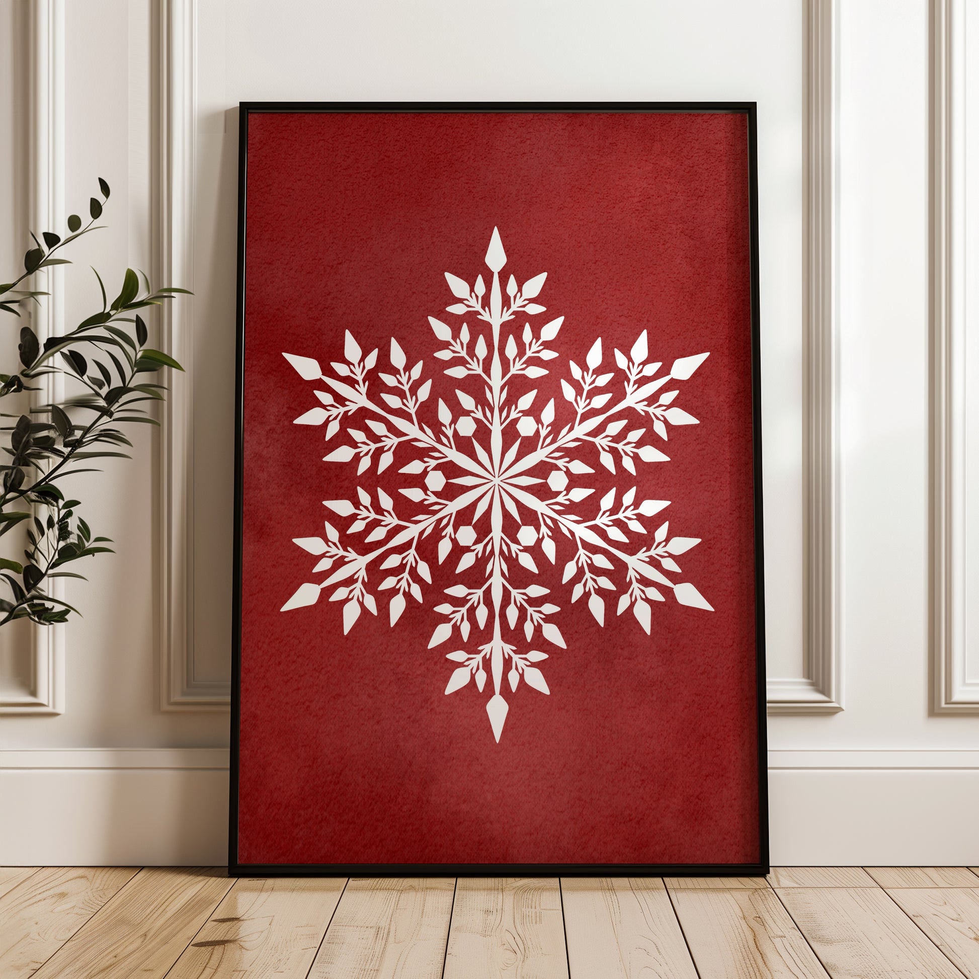 Harmonic Snowflake | Printable Wall Art