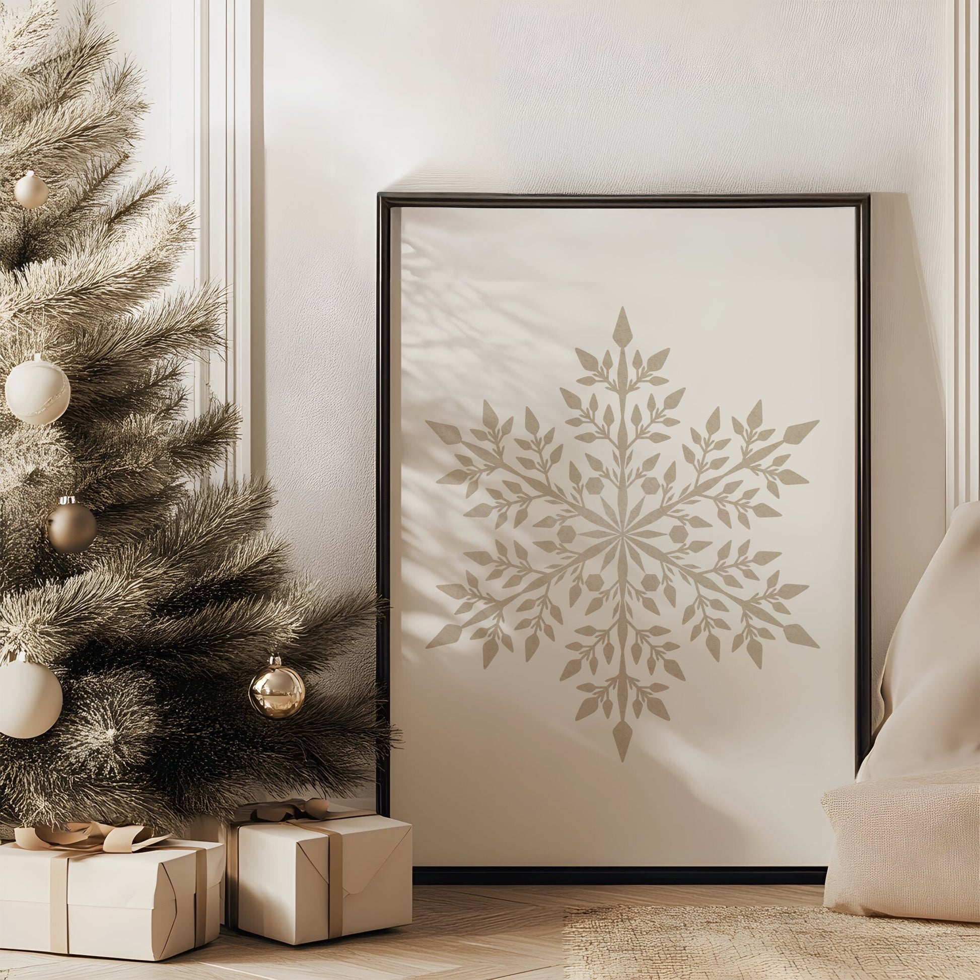 Elegant Snowflake | Printable Wall Art