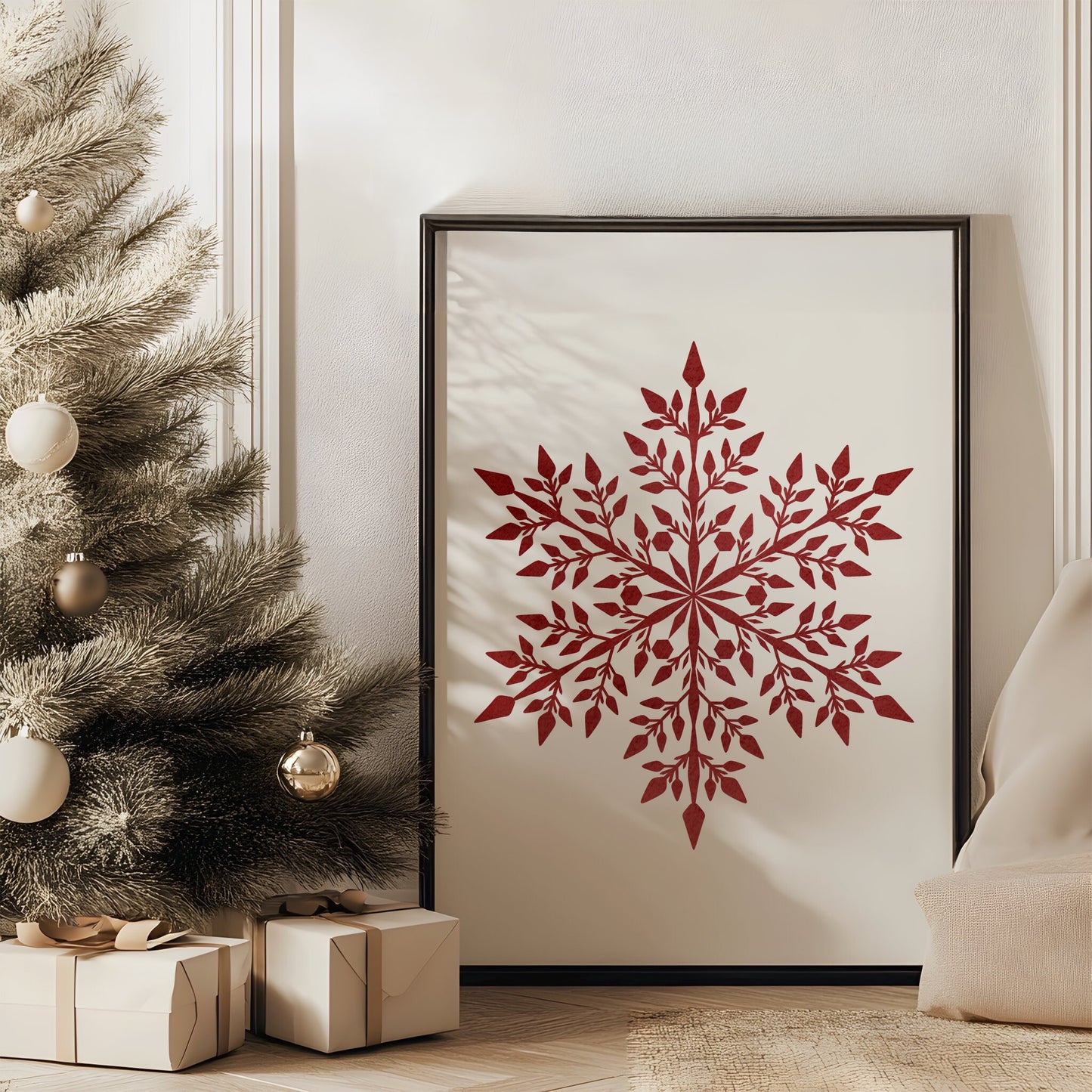 Elegant Snowflake | Printable Wall Art