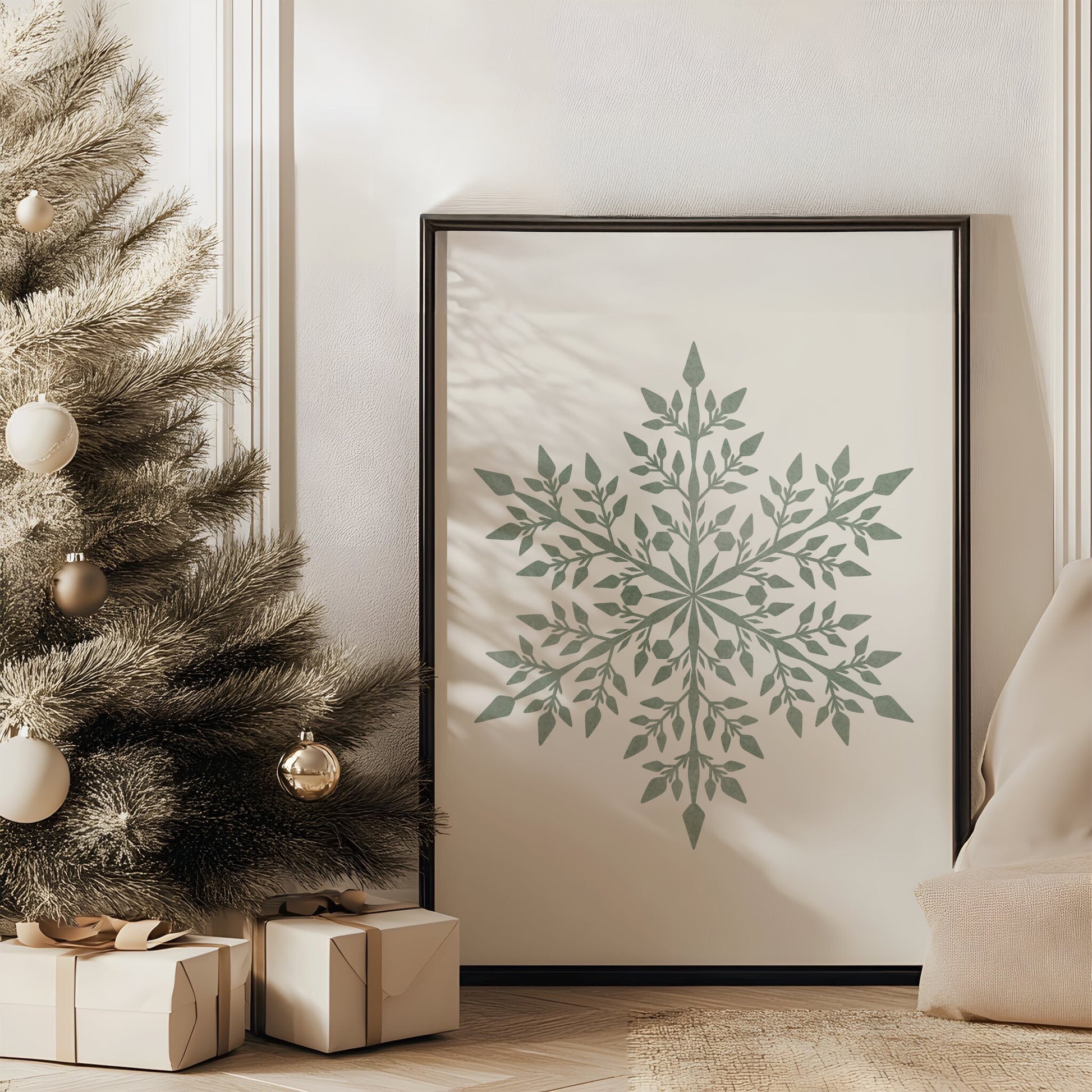 Elegant Snowflake | Printable Wall Art