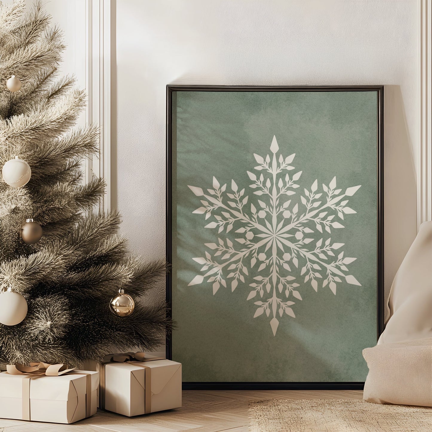 Harmonic Snowflake | Printable Wall Art