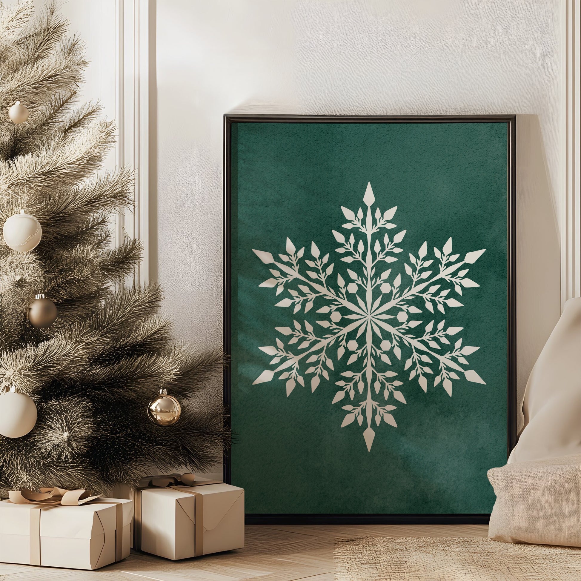 Harmonic Snowflake | Printable Wall Art