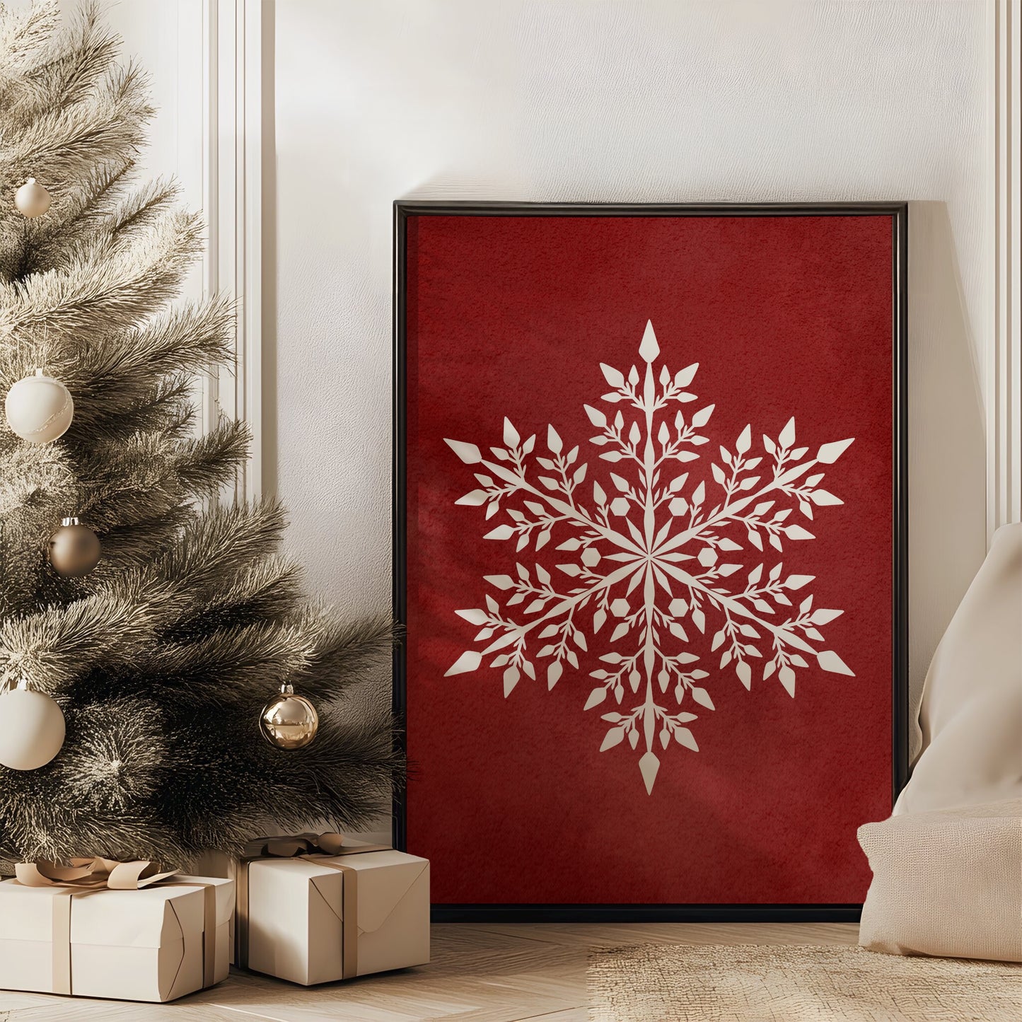 Harmonic Snowflake | Printable Wall Art