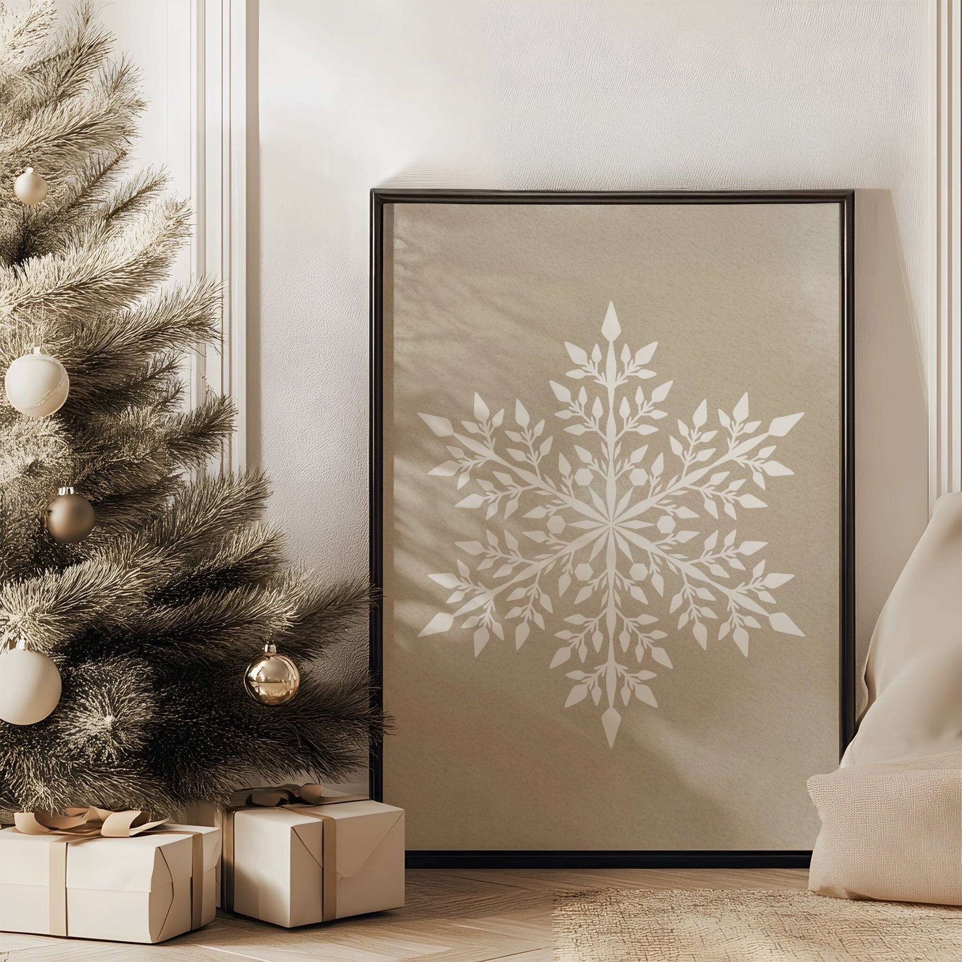 Harmonic Snowflake | Printable Wall Art