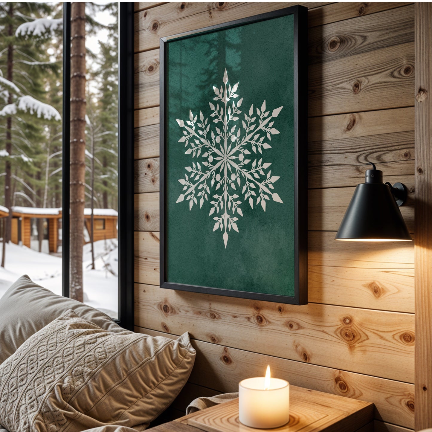 Harmonic Snowflake | Printable Wall Art