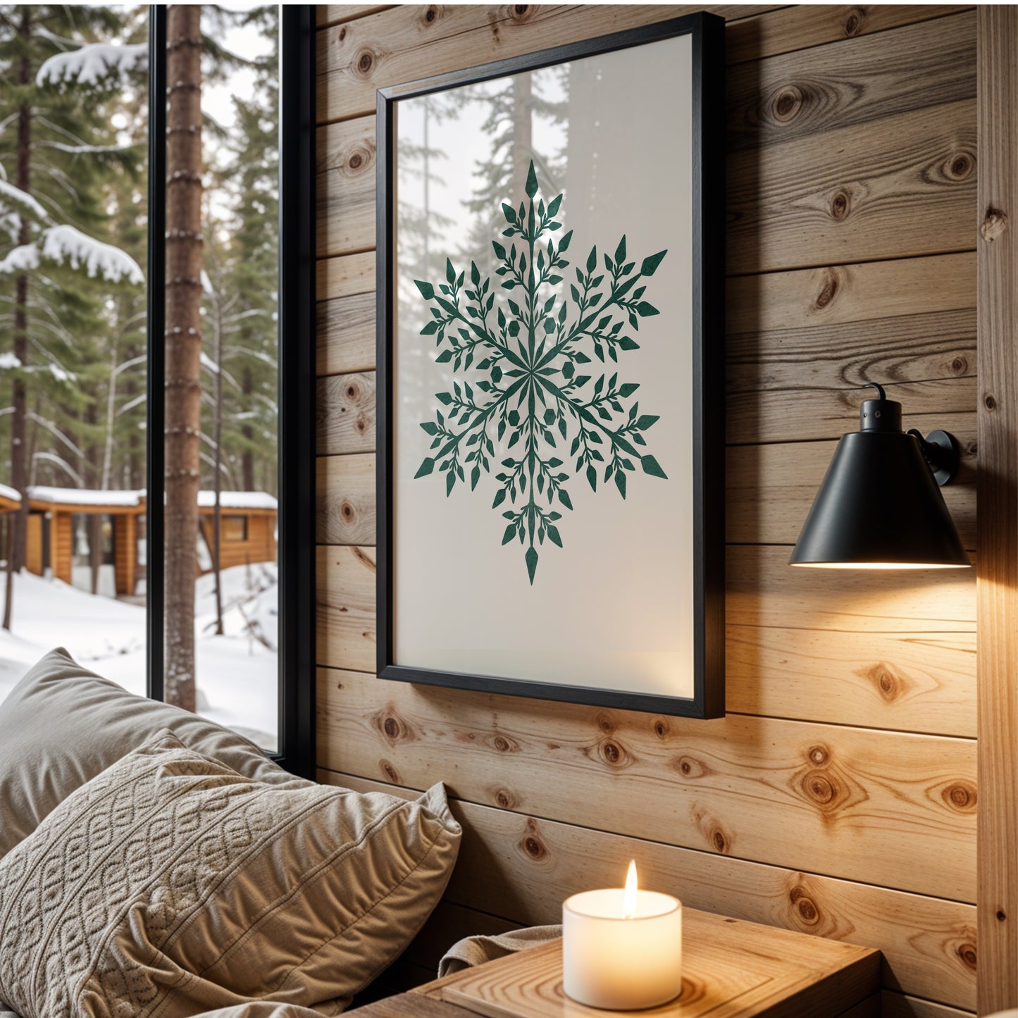 Elegant Snowflake | Printable Wall Art