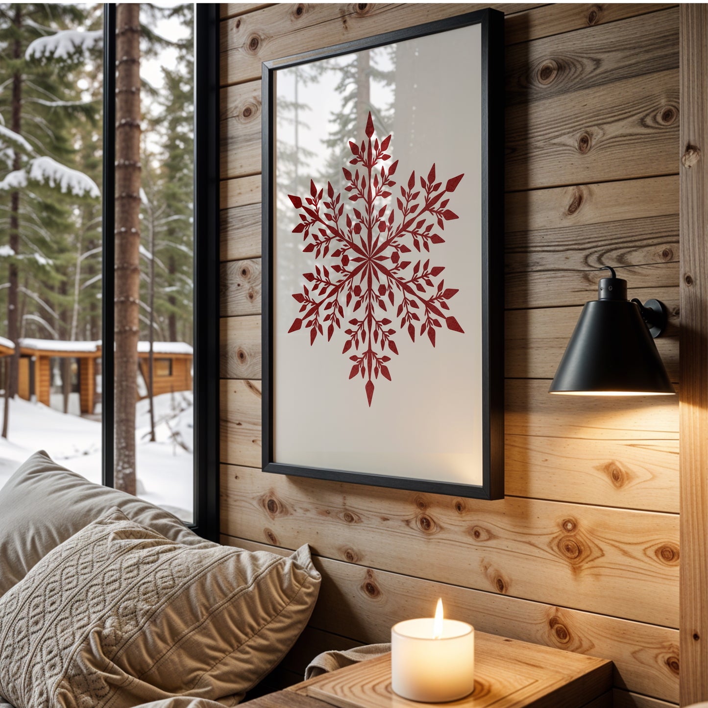 Elegant Snowflake | Printable Wall Art