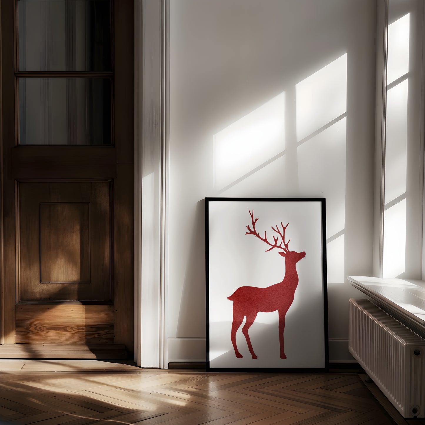 Minimalist Deer Art | Printable Wall Art for Modern and Nature-Inspired Decor