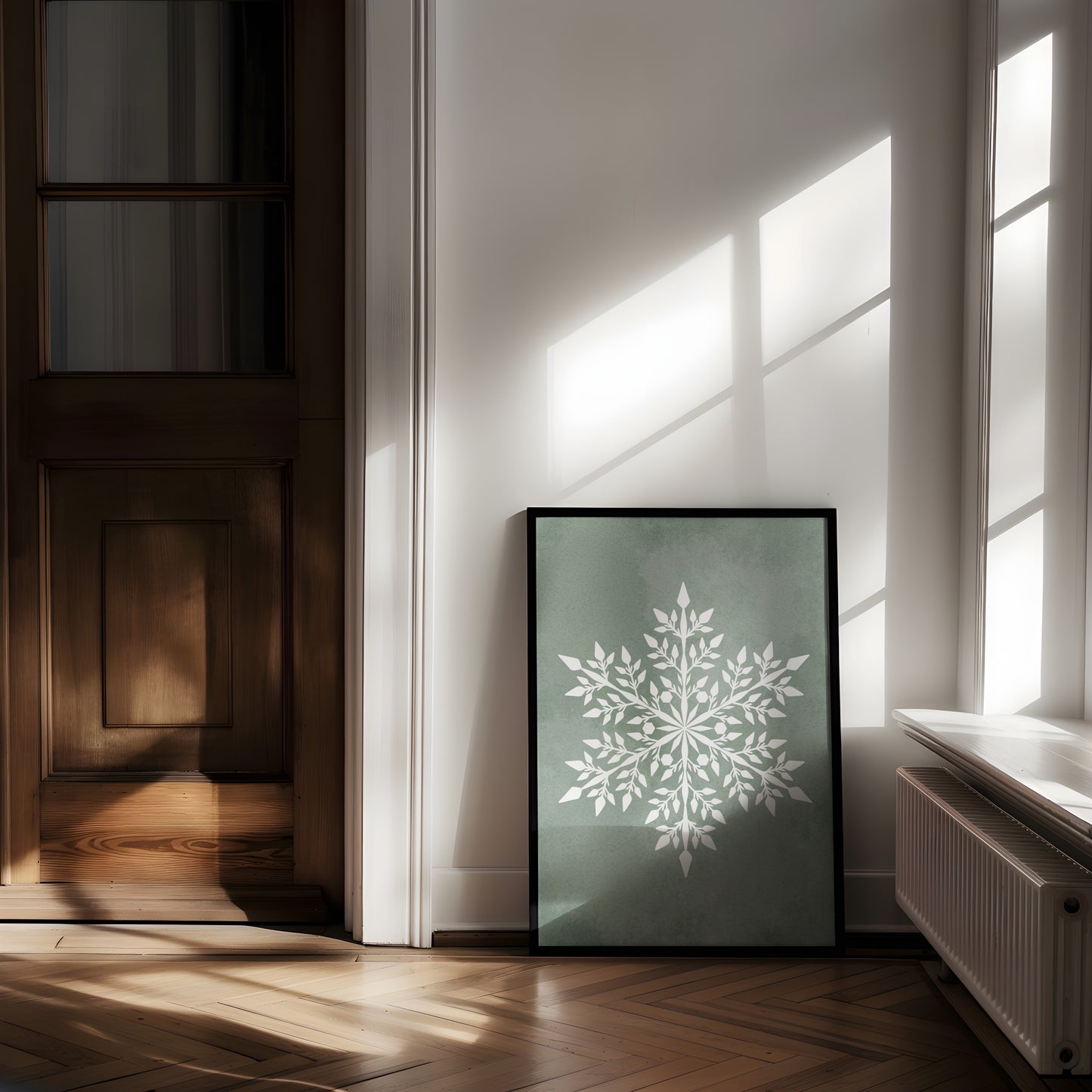 Harmonic Snowflake | Printable Wall Art