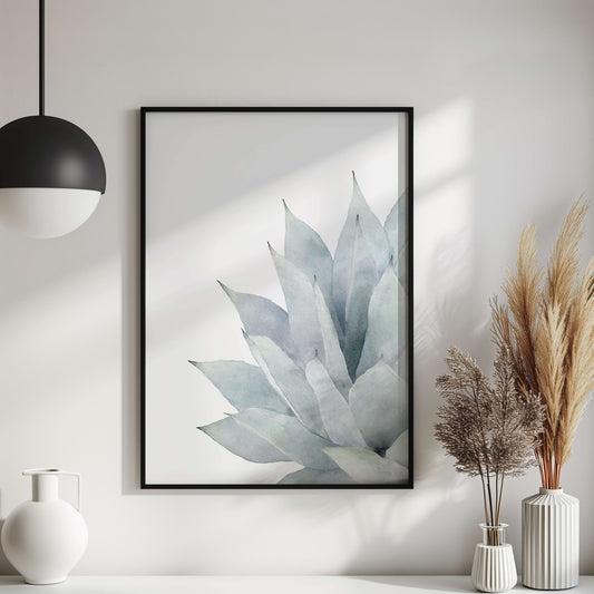 Succulent Wall Art | Downloadable Art Print for Modern Decor